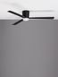 Preview: Nova Luce DELL Ventilator Schwarz 18,2x121,9cm dimmbar 9952330