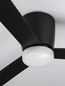 Preview: Nova Luce DELL Ventilator Schwarz 18,2x121,9cm dimmbar 9952330