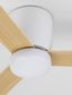 Preview: Nova Luce DELL Ventilator Naturholz 18,2x121,9cm dimmbar 9952335
