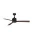 Preview: Nova Luce AXEL Ventilator Schwarz 38,2x137,1cm dimmbar 9952350
