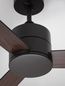 Preview: Nova Luce AXEL Ventilator Schwarz 38,2x137,1cm dimmbar 9952350