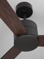 Preview: Nova Luce AXEL Ventilator Schwarz 38,2x137,1cm dimmbar 9952350