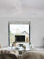 Preview: Nova Luce AXEL Ventilator Weiß 38,2x137,1cm dimmbar 9952355