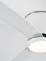 Preview: Nova Luce VOLGA LED Ventilator Weiß 18W Warmweiss 21,5x99,5cm 9952361