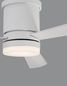 Preview: Nova Luce SILKY LED Ventilator Weiß 18W Warmweiss 25x132cm 9953015