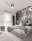 Preview: Nova Luce SATIN LED Ventilator Nickel 18W Warmweiss 25x132cm 9953016