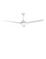 Preview: Nova Luce FLOW LED Ventilator Weiß 18W Warmweiss 37,5-47x152cm 9953198