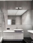 Preview: Nova Luce CORB Wandleuchte E14 2-fach Schwarz IP44 40x6,5x5cm dimmbar 9953202