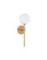 Preview: Nova Luce CANTONA Wandleuchte G9 Gold 14,5x11x35cm dimmbar 9960617