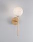 Preview: Nova Luce CANTONA Wandleuchte G9 Gold 14,5x11x35cm dimmbar 9960617
