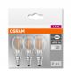 Preview: Osram Base E14 3er Set LED Birne Filament 4W 470Lm neutralweiss