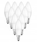 Preview: 10er-Pack Osram LED Kerze Value Classic B 5.7W warmweiss E14 4052899326453 wie 40W10