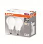 Preview: Osram E27 LED Lampe Base A60 7.2W 806Lm warmweiss Doppelpack