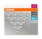 Preview: 10er-Pack OSRAM BASE GU10 PAR16 LED Strahler 4,3W 350Lm 36° 4000K neutralweiss wie 50W