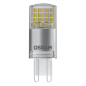Preview: 2er-Pack OSRAM LED Lampe PIN G9 40 4.2W G9 klar warmweiss wie 40W