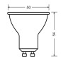 Preview: OSRAM LED VALUE PAR16 80 60 ° 6.9W GU10 Spot, Strahler 575lm 4000K neutralweiss wie 80W 4058075599291