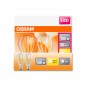 Preview: 2er Pack Osram LED Lampe Classic A 11W warmweiss E27 4058075605145 wie 100W