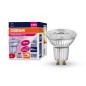 Preview: OSRAM LED Spot Strahler Superstar GU10 3,4W 230lm warmweiss 2700K 36° dimmbar wie 35W 4058075608399