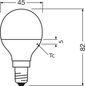Preview: OSRAM LED VALUE CLASSIC 40 4.9WE14 Lampe 470lm 3000K warmweiss wie 40W 4058075627147