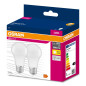 Preview: OSRAM 2er-Pack LED VALUE CLASSIC A 60 8.5W E27 Lampe 806lm 3000K warmweiss wie 60W 4058075628984