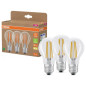 Preview: 3er Pack OSRAM E27 Filament 3.8W warmweiss 2700K 4099854338601
