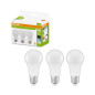 Preview: 3er-Pack OSRAM LED Lampe E27 Classic matt A100 13W 1521lm Neutralweiss 4000K wie 100W 4099854534010