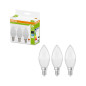 Preview: 3er-Pack OSRAM LED Kerze E14 Classic matt B60 7.5W 806lm Neutralweiss 4000K wie 60W 4099854534324