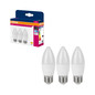 Preview: 3er-Pack OSRAM LED Kerze E27 Value Classic B matt B60 6.8W 806lm Neutralweiss 4000K wie 60W 4099854545948