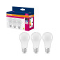 Preview: 3er-Pack OSRAM LED Lampe E27 Value Classic A matt A120 14W 1893lm Neutralweiss 4000K wie 120W 4099854546143