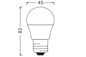 Preview: 3er-Pack OSRAM LED Lampe E27 Value Classic P matt P40 4.9W 470lm Warmweiss 3000K wie 40W 4099854546846