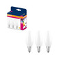 Preview: 3er-Pack OSRAM LED Kerze E14 Classic Filament matt B60 7W 806lm Neutralweiss 4000K wie 60W 4099854557200
