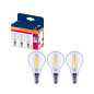 Preview: 3er-Pack OSRAM LED Lampe E14 Classic Filament P60 7W 806lm Neutralweiss 4000K wie 60W 4099854557248