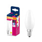 Preview: OSRAM LED Kerze E14 Classic Filament matt B75 7.5W 1055lm Neutralweiss 4000K wie 75W 4099854568282