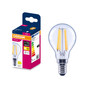Preview: OSRAM LED Lampe E14 Classic Filament P75 7.5W 1055lm Warmweiss 2700K wie 75W 4099854568305