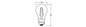 Preview: OSRAM LED Lampe E27 Classic Filament P10 1.1W 100lm Warmweiss 2700K wie 10W 4099854568497