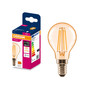 Preview: OSRAM LED Lampe E14 Classic Filament P33 4.2W 380lm Extra-Warmweiss 2400K wie 33W 4099854568800