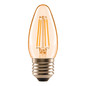 Preview: OSRAM LED Kerze E27 Classic Filament B33 4.2W 380lm Extra-Warmweiss 2400K wie 33W 4099854569647