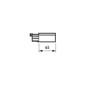Preview: Philips Endeinspeisung 3-Phasen-Stromschiene Square RCS750 Schwarz ZRS750 EPSR BK XTS11-2+41-2 8711559141497