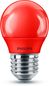 Preview: Philips LED Birne 3.1W rot E27 8718696748589