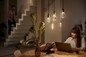 Preview: Philips Giant Crytal Smoky Rauchglas LED Lampe E27 dimmbar 7W 270lm extra-warmweiss 1800K wie 35W