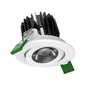 Preview: Philips LED Einbaustrahler CoreLine Gen2 schwenkbar Ø6,8cm 7,2W 750lm Warmweiss 3000K dimmbar IP44 Weiß 8719514940796
