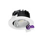 Preview: Philips LED Einbaustrahler Ledinaire Clear Accent schwenkbar 6W 550lm warm-/neutralweiss 2700/3000/4000K CCT dimmbar 40° IP65 Weiß 8720169208827
