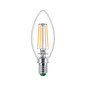 Preview: Philips LED Kerze E14 MASTER B35 klar 2,3W 485lm Warmweiss 2700K wie 40W 8720169310650