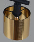 Preview: Reality R36304079 Jason E14 Pendelleuchte 4-fach ⌀12cm Goldfarbig