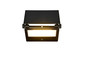 Preview: Reality R22106132 Moura LED Wandleuchte 18W Schwarz Matt IP54 CCT einstellbare Lichtfarbe