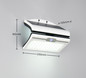 Preview: Reality R23066101 Macapa LED Wandleuchte 5W Weiß IP44 neutralweiss