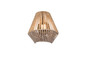Preview: Reality R25991126 Lira LED Wandleuchte 1,5W Braun warmweiss Touch