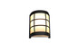 Preview: Reality R26456132 Sintra E27 Wandleuchte Schwarz Matt IP44