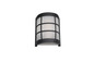Preview: Reality R26456132 Sintra E27 Wandleuchte Schwarz Matt IP44