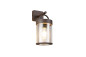 Preview: Reality R26476124 Almeria E27 Wandleuchte Rostfarbig IP44